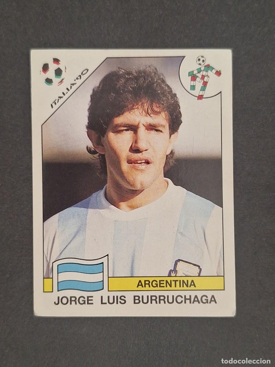 Figurine di Calcio: L3 JOSE L. BURRUCHAGA SELECCION ARGENTINA 127 MUNDIAL ITALIA 90 1990 PANINI NUNCA PEGADO SIN PEGAR