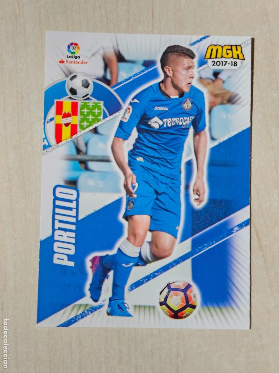 Cromos de f&uacute;tbol: CROMO N&ordm; 258 PORTILLO - MEGACRACKS 2017 18 - GETAFE