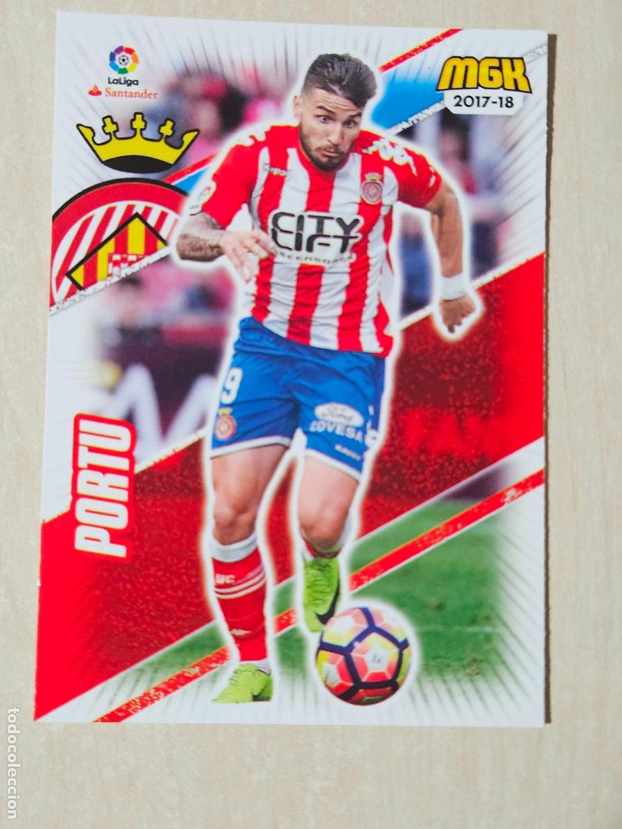 Cromos de f&uacute;tbol: CROMO N&ordm; 284 PORTU - MEGACRACKS 2017 18 - GIRONA