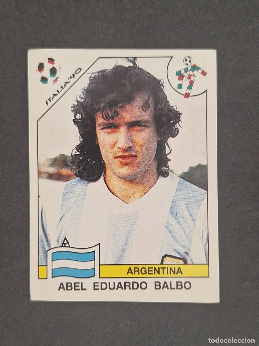 Cromos de f&uacute;tbol: L3 ABEL EDUARDO BALBO SELECCION ARGENTINA 130 MUNDIAL ITALIA 90 1990 PANINI NUNCA PEGADO SIN PEGAR