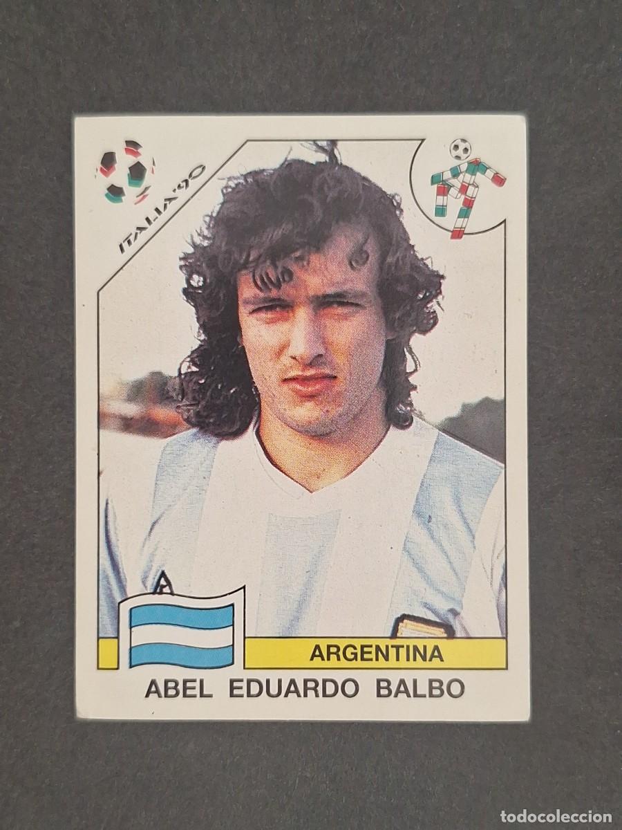 Cromos de f&uacute;tbol: L3 ABEL EDUARDO BALBO SELECCION ARGENTINA 130 MUNDIAL ITALIA 90 1990 PANINI NUNCA PEGADO SIN PEGAR