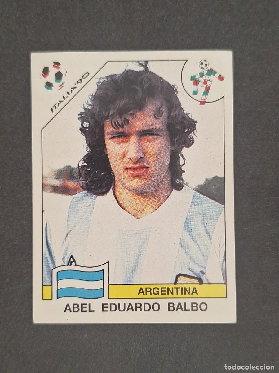Cromos de f&uacute;tbol: L3 ABEL EDUARDO BALBO SELECCION ARGENTINA 130 MUNDIAL ITALIA 90 1990 PANINI NUNCA PEGADO SIN PEGAR