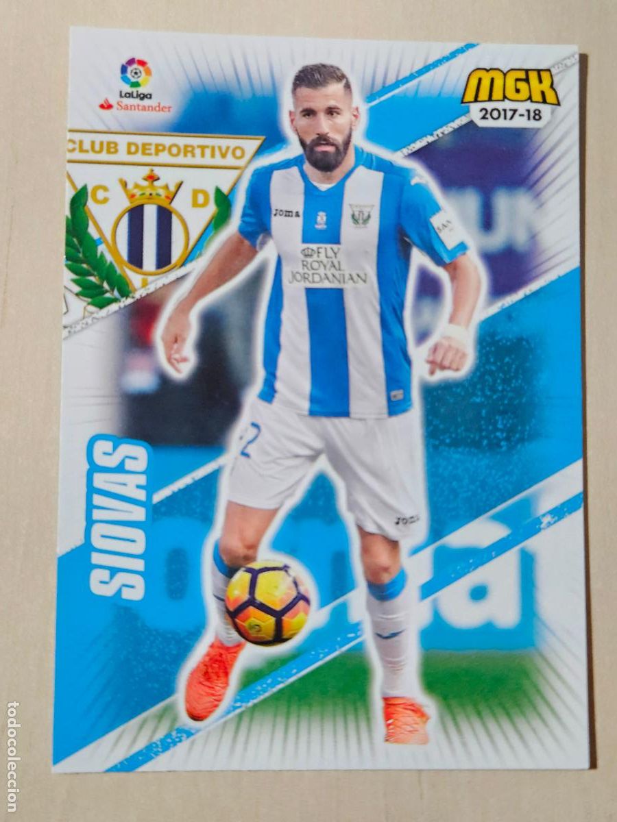 Cromos de f&uacute;tbol: CROMO N&ordm; 331 SIOVAS - MEGACRACKS 2017 18 - LEGANES