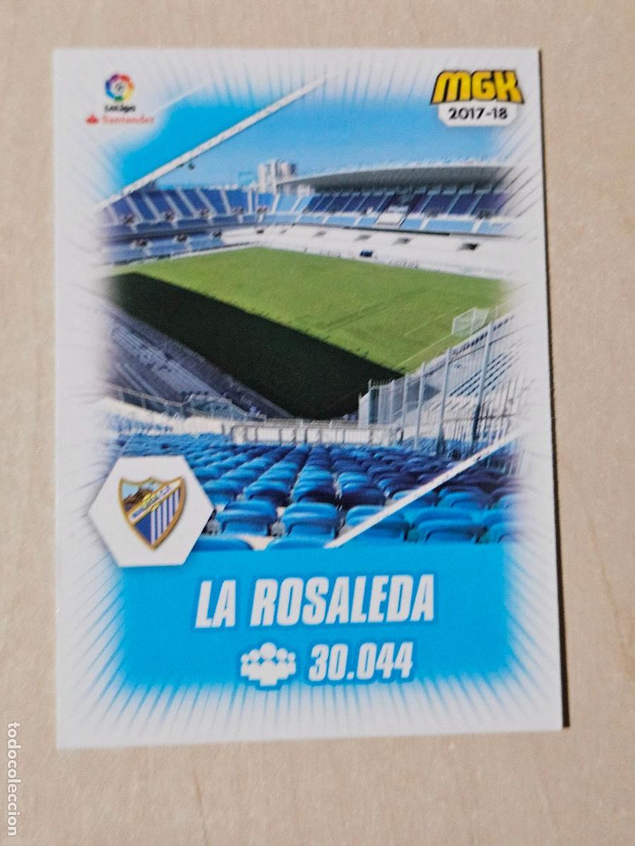 Cromos de f&uacute;tbol: CROMO N&ordm; 427 ESTADIO - MEGACRACKS 2017 18 - MALAGA