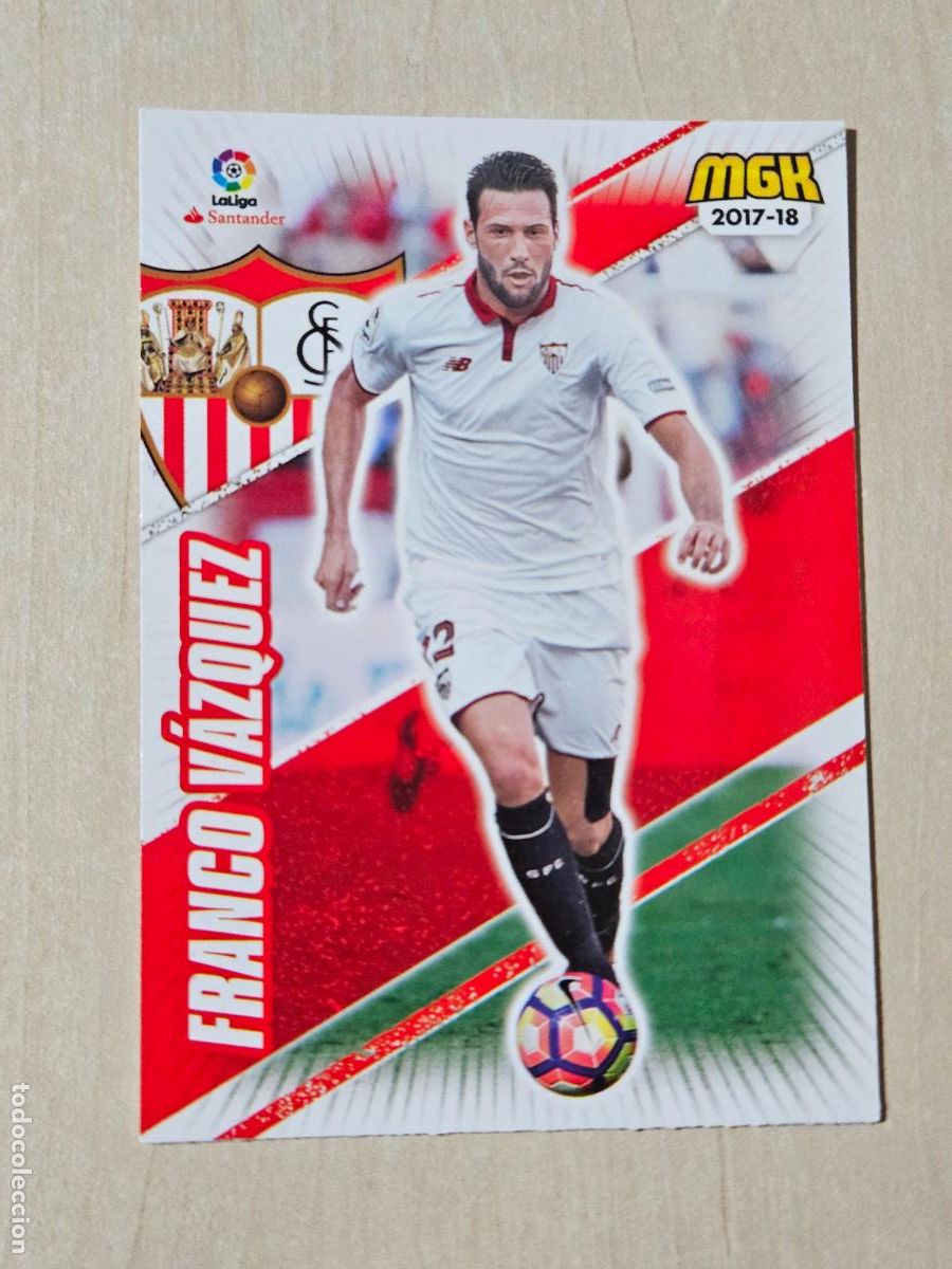 Cromos de f&uacute;tbol: CROMO N&ordm; 473 FRANCO VAZQUEZ - MEGACRACKS 2017 18 - SEVILLA