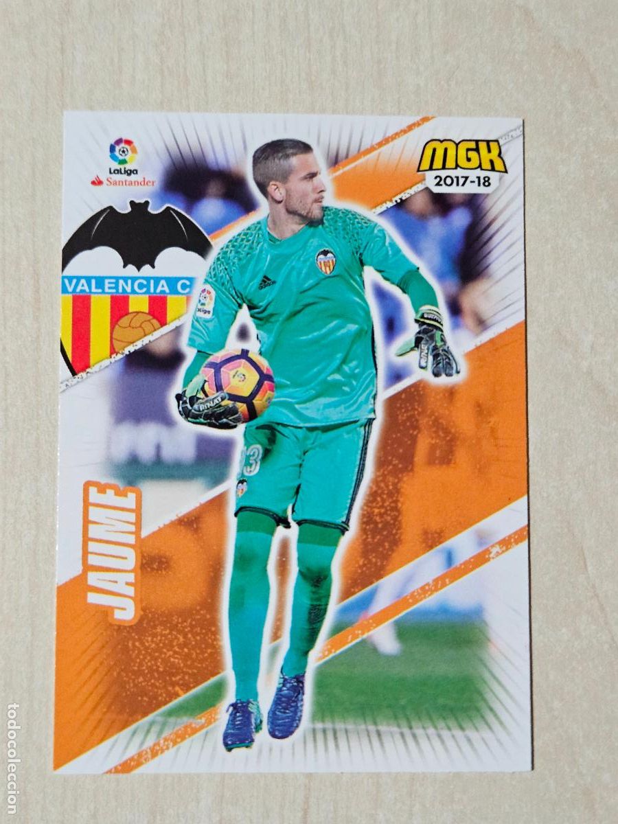 Cromos de f&uacute;tbol: CROMO N&ordm; 489 JAUME - MEGACRACKS 2017 18 - VALENCIA
