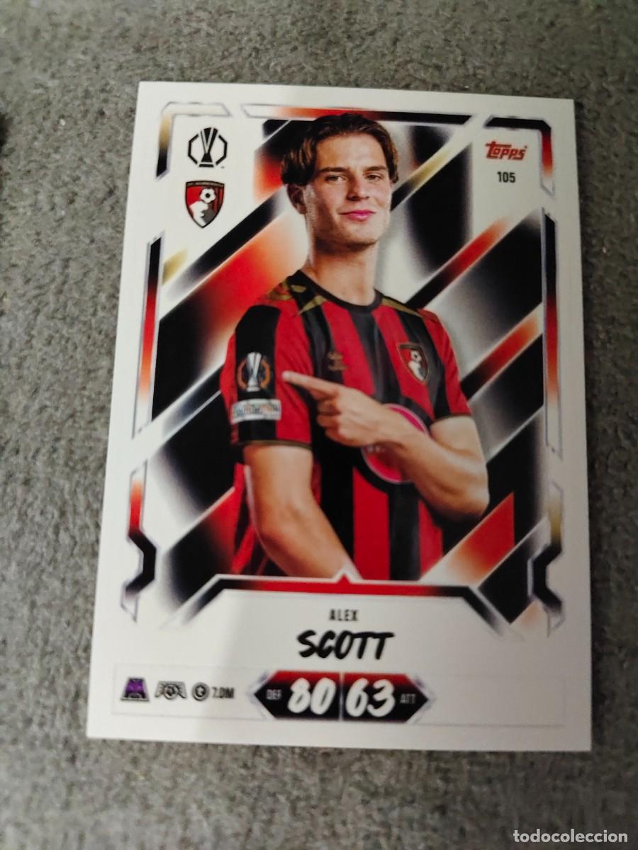 Cromos de f&uacute;tbol: 105 MATCH ATTAX 26/27 ALEX SCOTT AFC BOURNEMOUTH BASE CARD 2026 2027 TOPPS UCC AAU