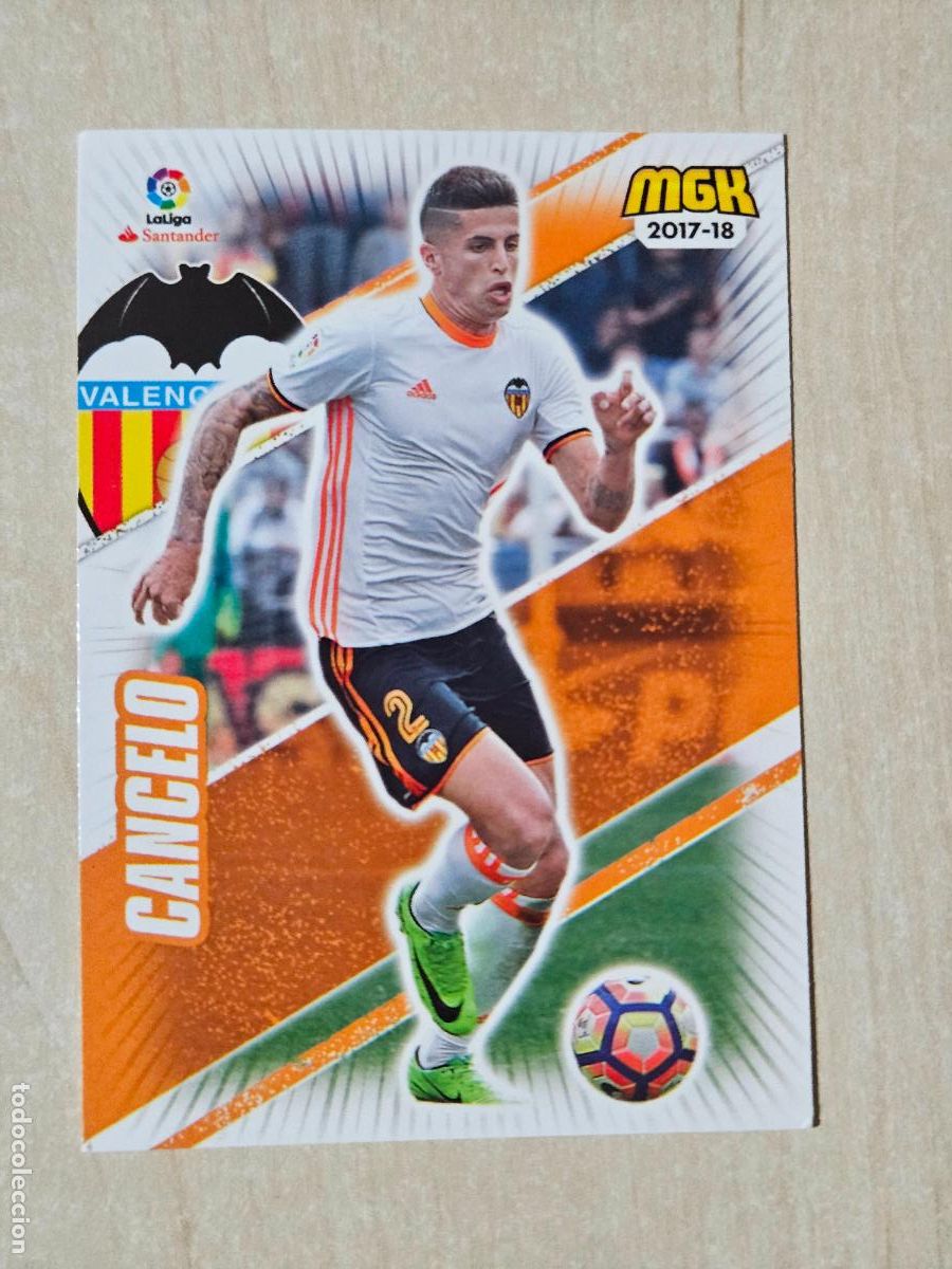 Cromos de f&uacute;tbol: CROMO N&ordm; 490 CANCELO - MEGACRACKS 2017 18 - VALENCIA
