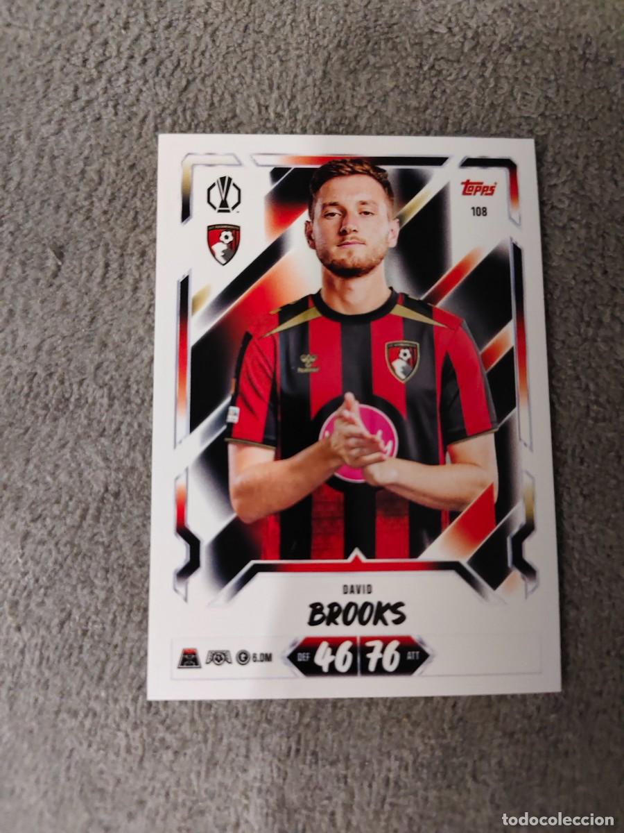 Cromos de f&uacute;tbol: 108 MATCH ATTAX 26/27 DAVID BROOKS AFC BOURNEMOUTH BASE CARD 2026 2027 TOPPS UCC AAU