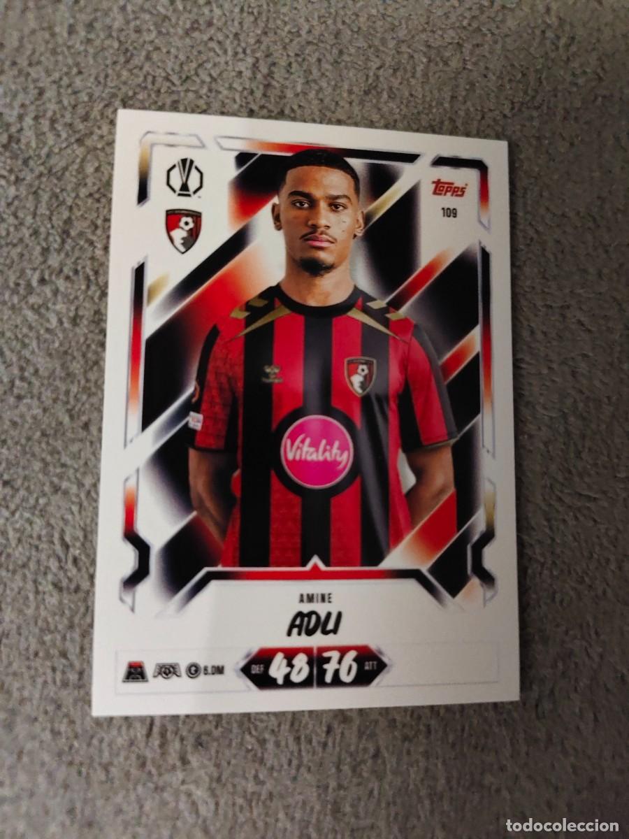Cromos de f&uacute;tbol: 109 MATCH ATTAX 26/27 AMINE ADLI AFC BOURNEMOUTH BASE CARD 2026 2027 TOPPS UCC AAU