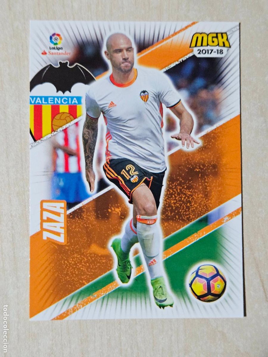 Cromos de f&uacute;tbol: CROMO N&ordm; 502 ZAZA - MEGACRACKS 2017 18 - VALENCIA