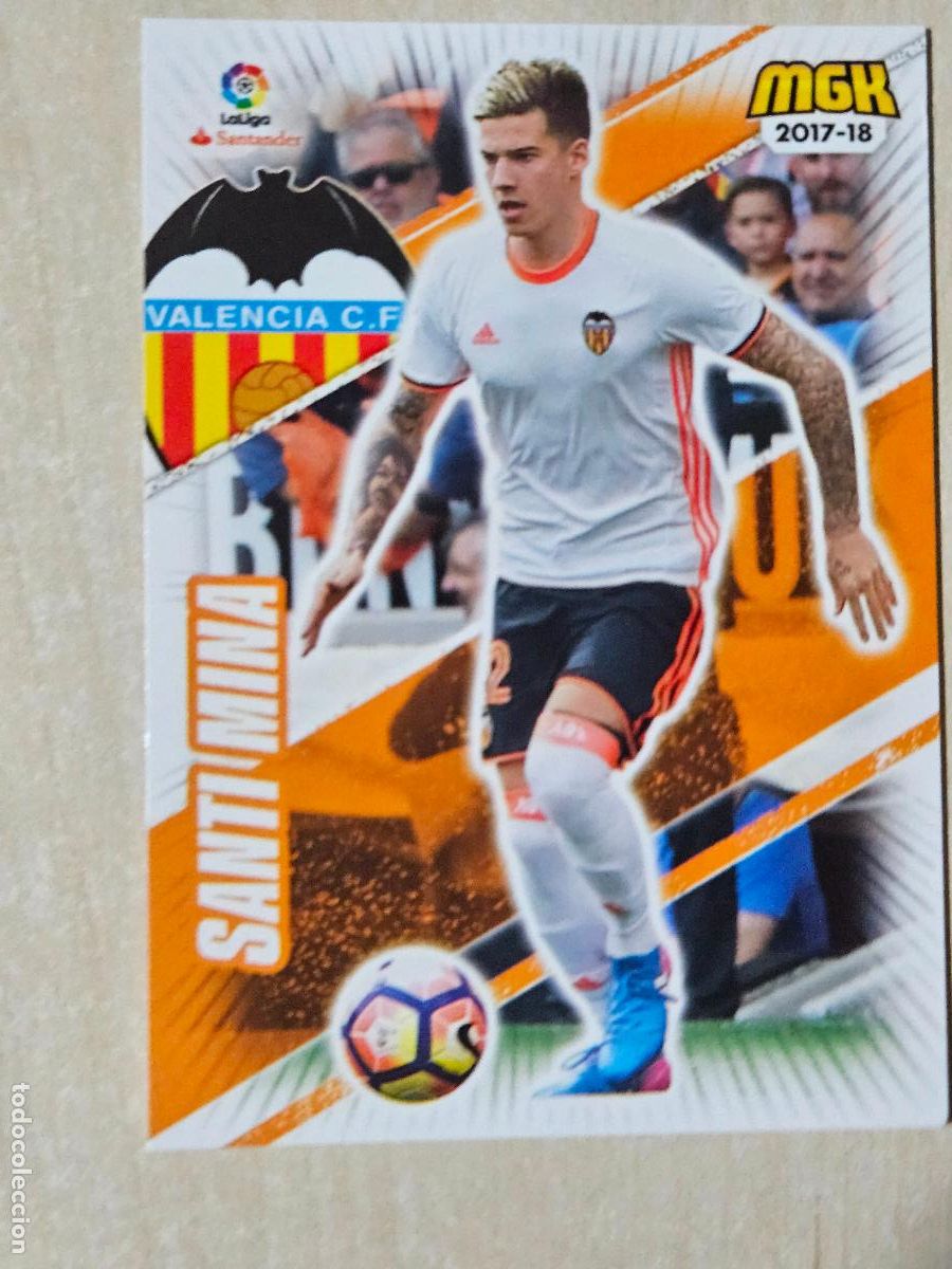 Cromos de f&uacute;tbol: CROMO N&ordm; 503 SANTI MINA - MEGACRACKS 2017 18 - VALENCIA
