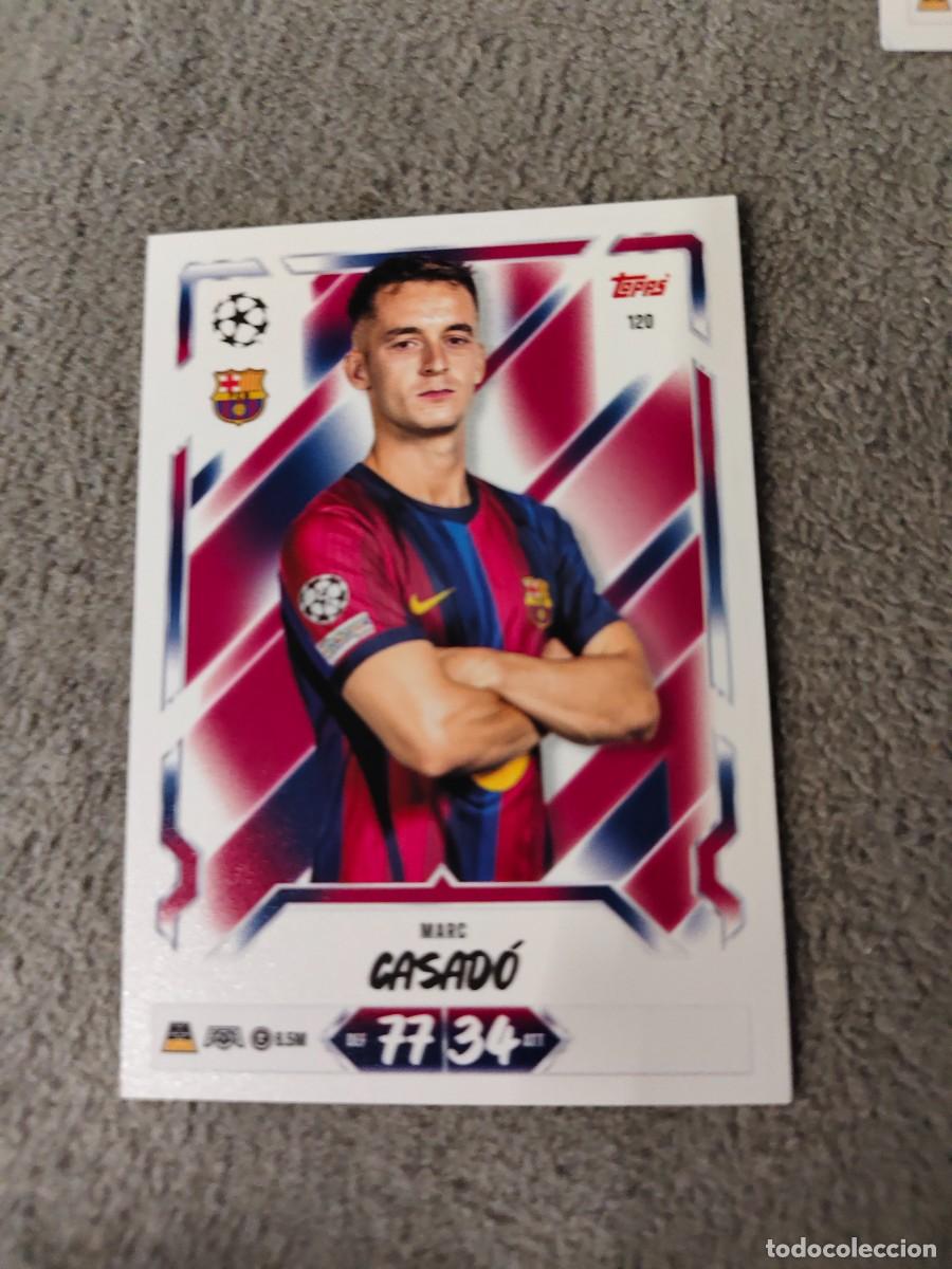 Cromos de f&uacute;tbol: 120 MATCH ATTAX 26/27 MARC CASAD&Oacute; BARCELONA BASE CARD 2026 2027 TOPPS UCC AAU