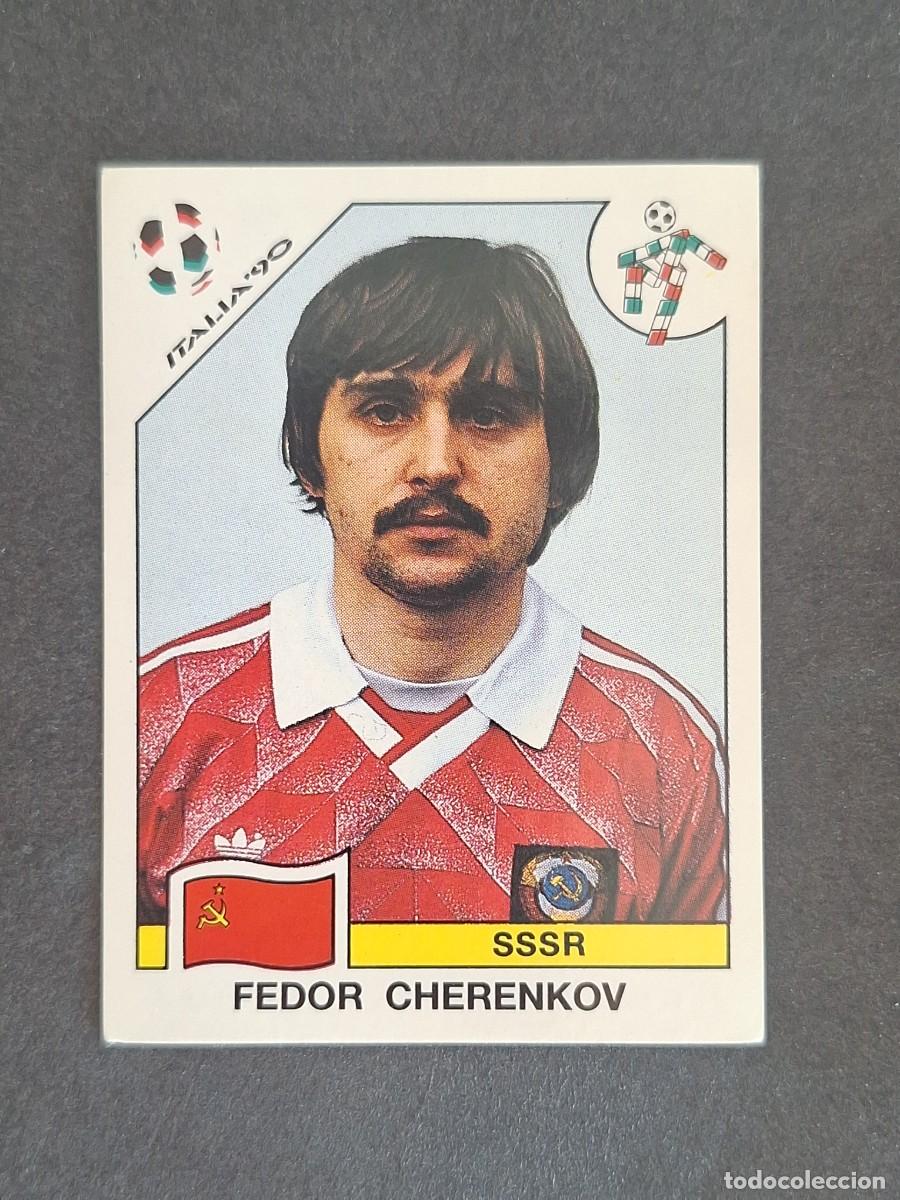 Cromos de f&uacute;tbol: L3 FEDOR CHERENKOV SELECCION SSSR 148 MUNDIAL ITALIA 90 1990 PANINI NUNCA PEGADO SIN PEGAR