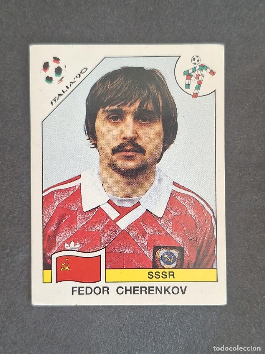 Cromos de f&uacute;tbol: L3 FEDOR CHERENKOV SELECCION SSSR 148 MUNDIAL ITALIA 90 1990 PANINI NUNCA PEGADO SIN PEGAR