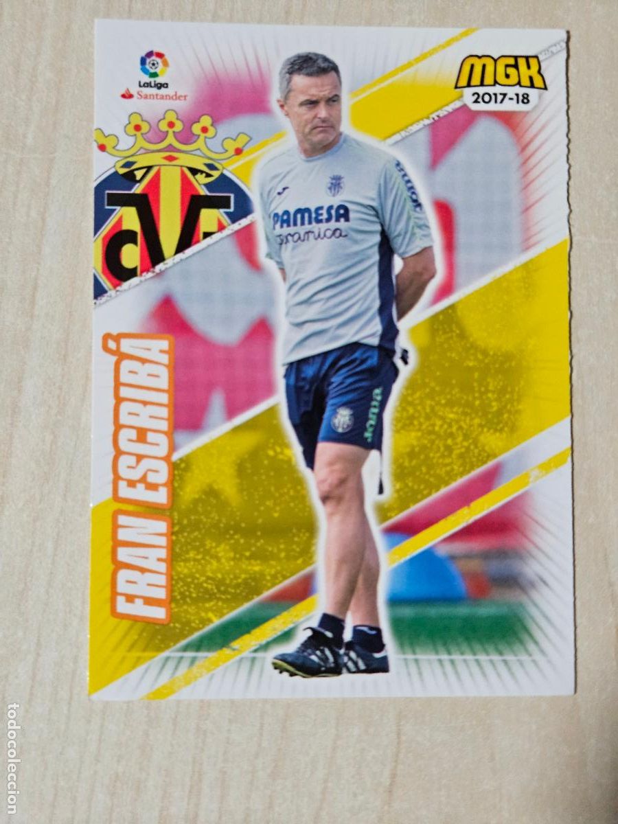 Cromos de f&uacute;tbol: CROMO N&ordm; 536 FRAN ESCRIBA - MEGACRACKS 2017 18 - VILLARREAL