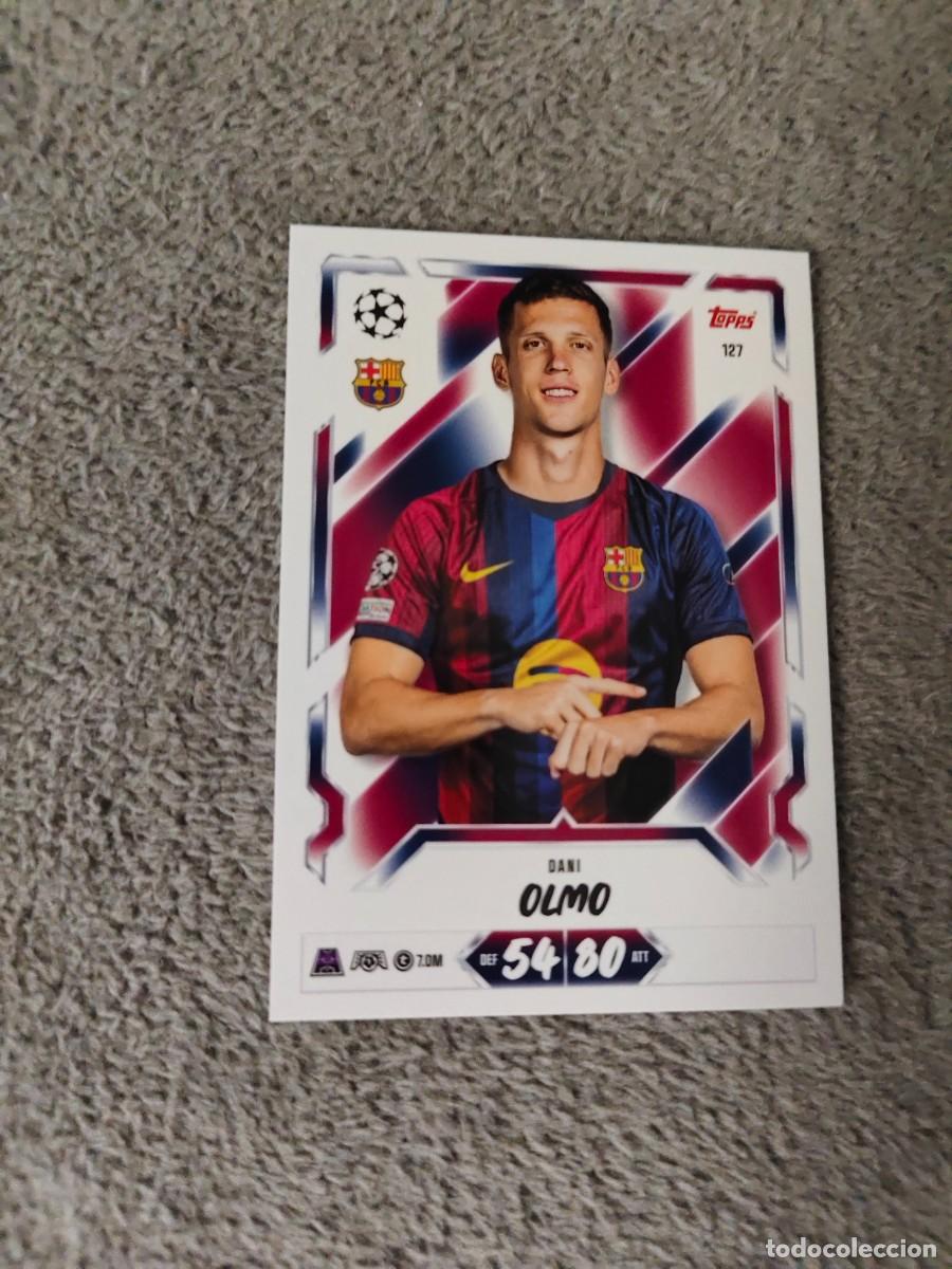 Cromos de f&uacute;tbol: 127 MATCH ATTAX 26/27 DANI OLMO BARCELONA BASE CARD 2026 2027 TOPPS UCC AAU