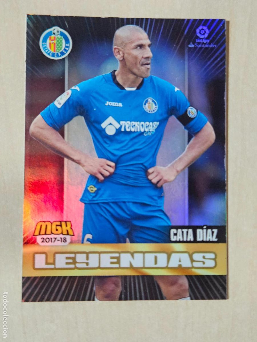 Cromos de f&uacute;tbol: CROMO N&ordm; 267 CATA DIAZ - MEGACRACKS 2017 18 - GETAFE - LEYENDAS