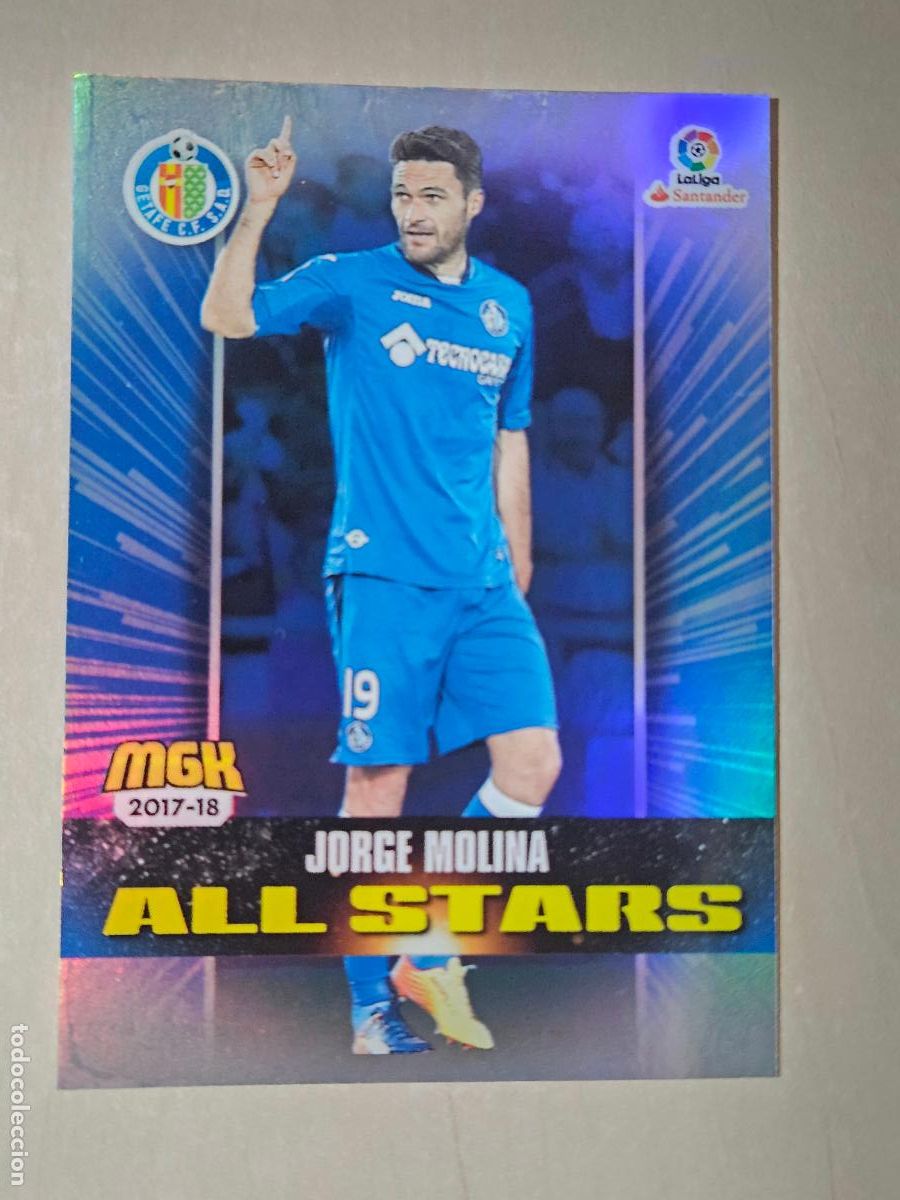 Cromos de f&uacute;tbol: CROMO N&ordm; 269 JORGE MOLINA - MEGACRACKS 2017 18 - GETAFE - ALL STARS