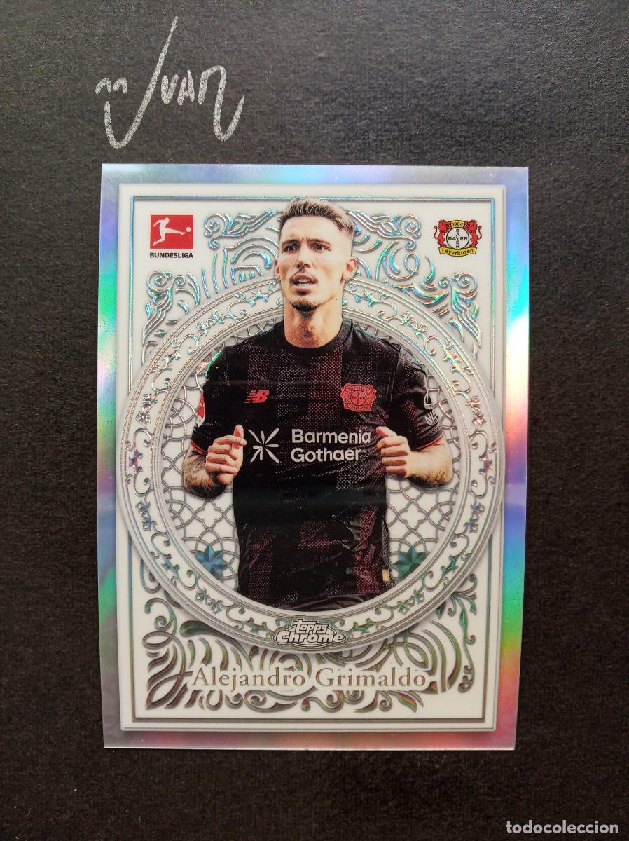 Cromos de f&uacute;tbol: 15 ORNAMENTS GRIMALDO BAYER LEVERKUSEN 26 27 ATLETICO MADRID ⚽ TOPPS &reg; CHROME BUNDESLIGA 2025 2026