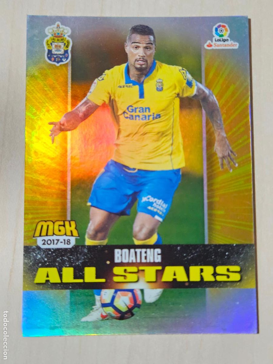 Cromos de f&uacute;tbol: CROMO N&ordm; 323 BOATENG - MEGACRACKS 2017 18 - LAS PALMAS - ALL STARS