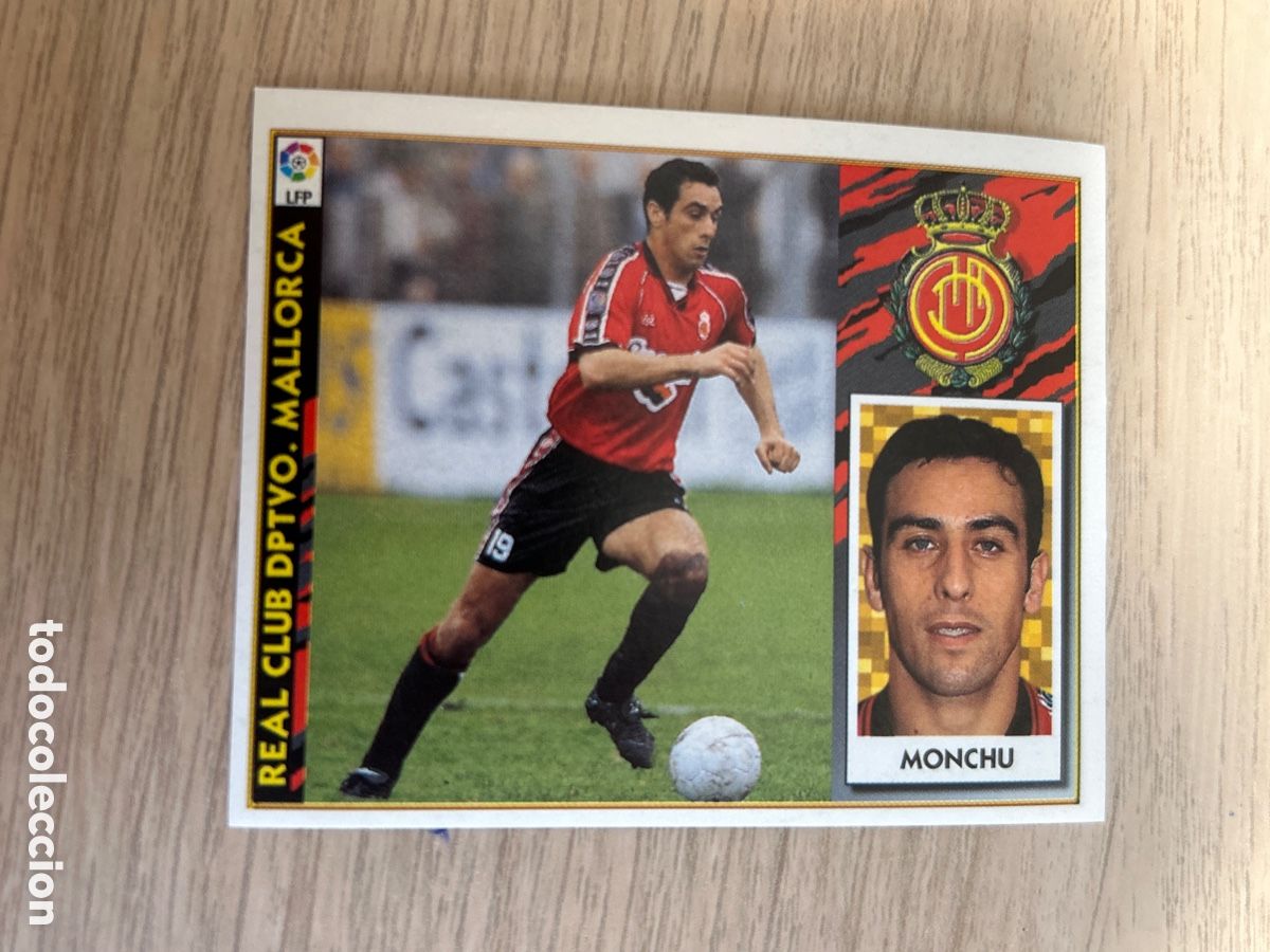 Cromos de f&uacute;tbol: MONCHU MALLORCA LIGA ESTE 1997 1998 97 98 NUNCA PEGADO SIN PEGAR