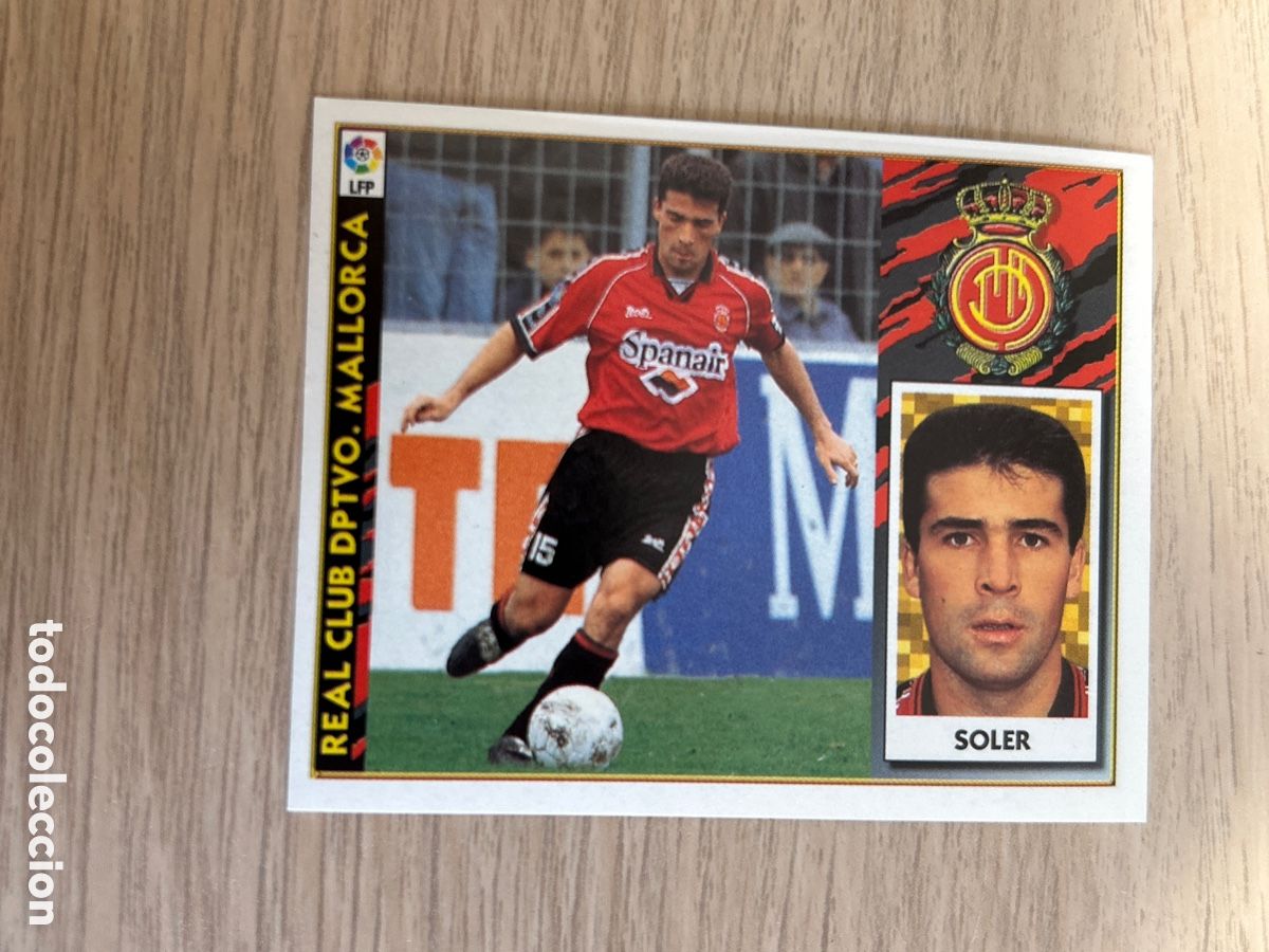 Cromos de f&uacute;tbol: SOLER MALLORCA LIGA ESTE 1997 1998 97 98 NUNCA PEGADO SIN PEGAR
