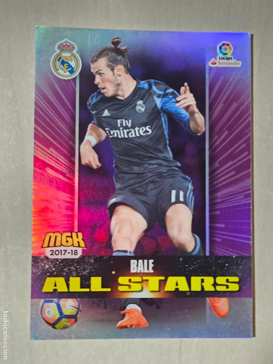 Cromos de f&uacute;tbol: CROMO N&ordm; 403 BALE - MEGACRACKS 2017 18 - REAL MADRID - ALL STARS