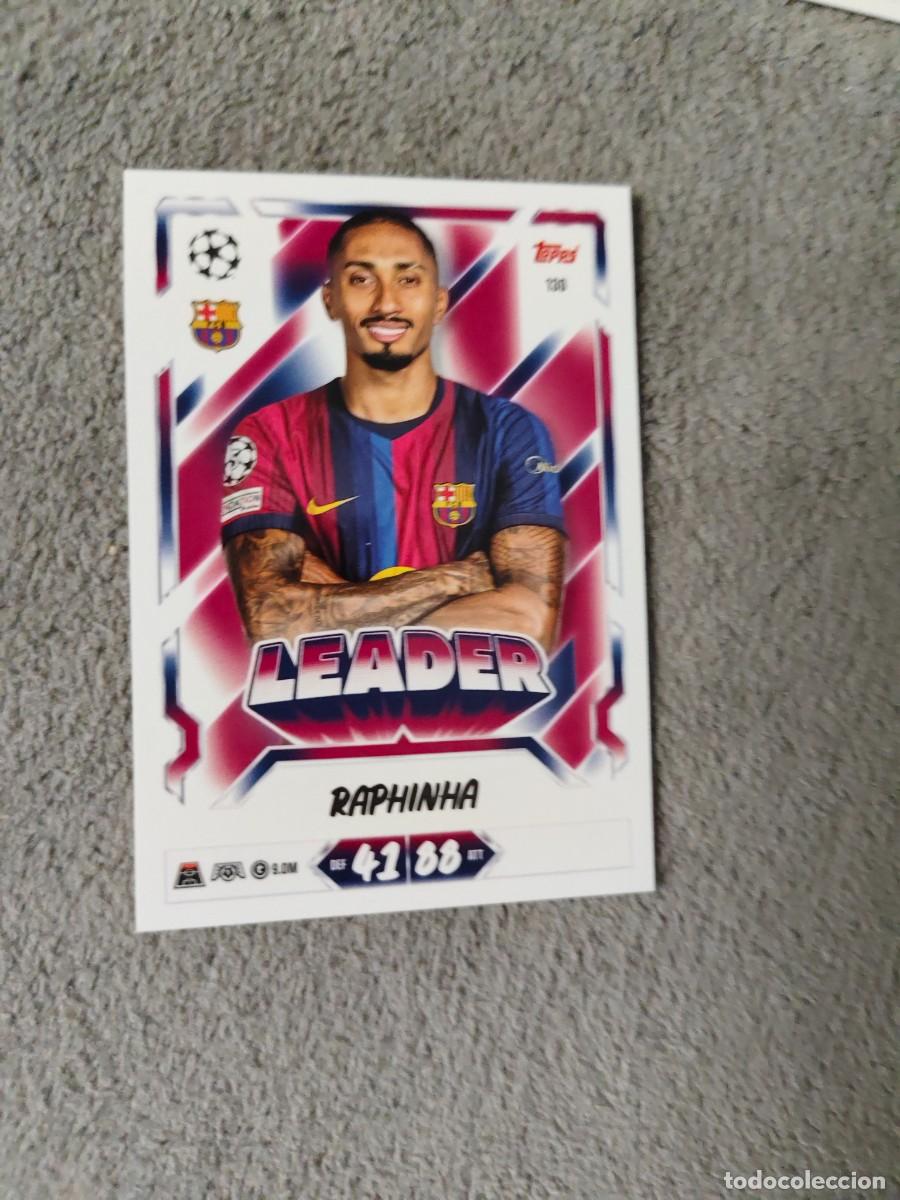 Fu&szlig;ball-Sticker: 130 MATCH ATTAX 26/27 RAPHINHA BARCELONA LEADER 2026 2027 TOPPS UCC AAU