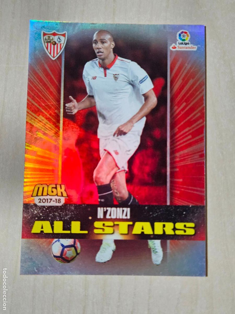 Fu&szlig;ball-Sticker: CROMO N&ordm; 485 NZONZI - MEGACRACKS 2017 18 - SEVILLA - ALL STARS