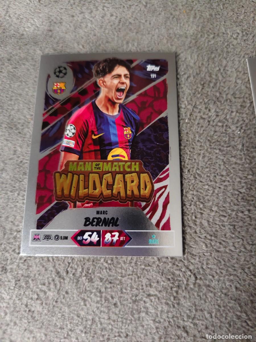 Fu&szlig;ball-Sticker: 131 MATCH ATTAX 26/27 MARC BERNAL BARCELONA MAN OF THE WILDCARD 2026 2027 TOPPS UCC AAU