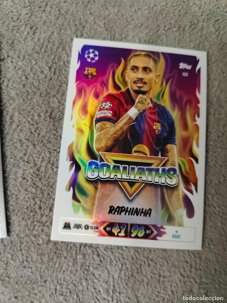 Fu&szlig;ball-Sticker: 133 MATCH ATTAX 26/27 RAPHINHA BARCELONA GOALIATHS 2026 2027 TOPPS UCC AAU