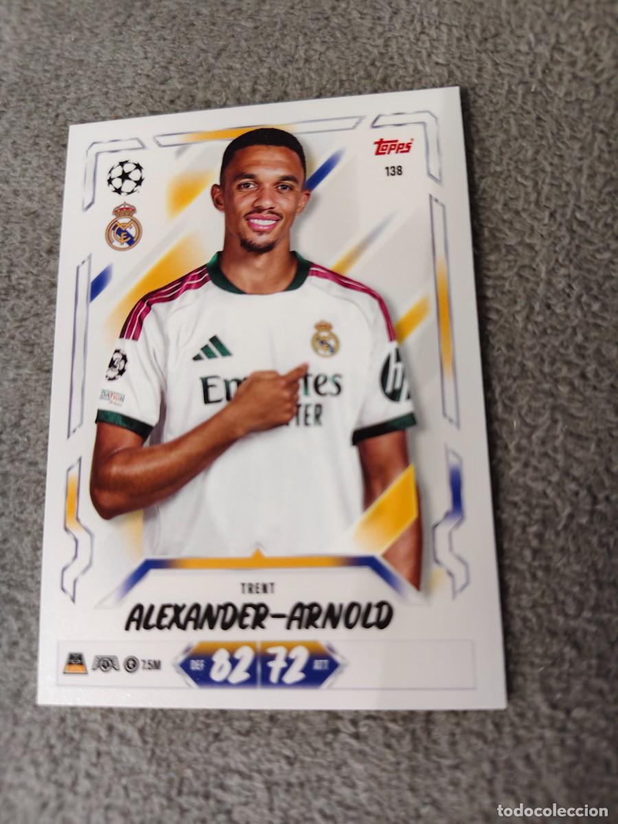 Cartes &agrave; collectionner de Football: 138 MATCH ATTAX 26/27 TRENT ALEXANDER-ARNOLD REAL MADRID CF BASE CARD 2026 2027 TOPPS UCC AAU