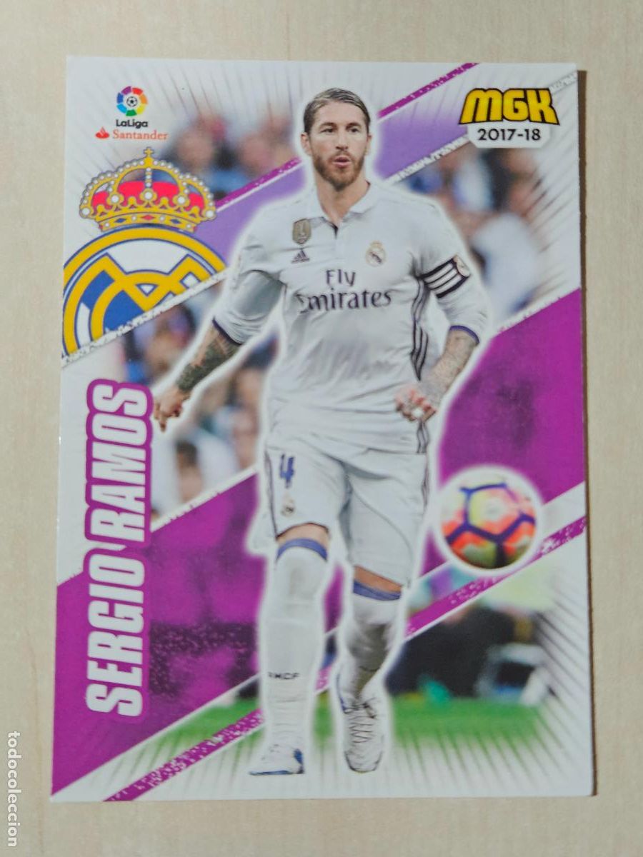 Cartes &agrave; collectionner de Football: CROMO N&ordm; 384 SERGIO RAMOS - MEGACRACKS 2017 18 - REAL MADRID