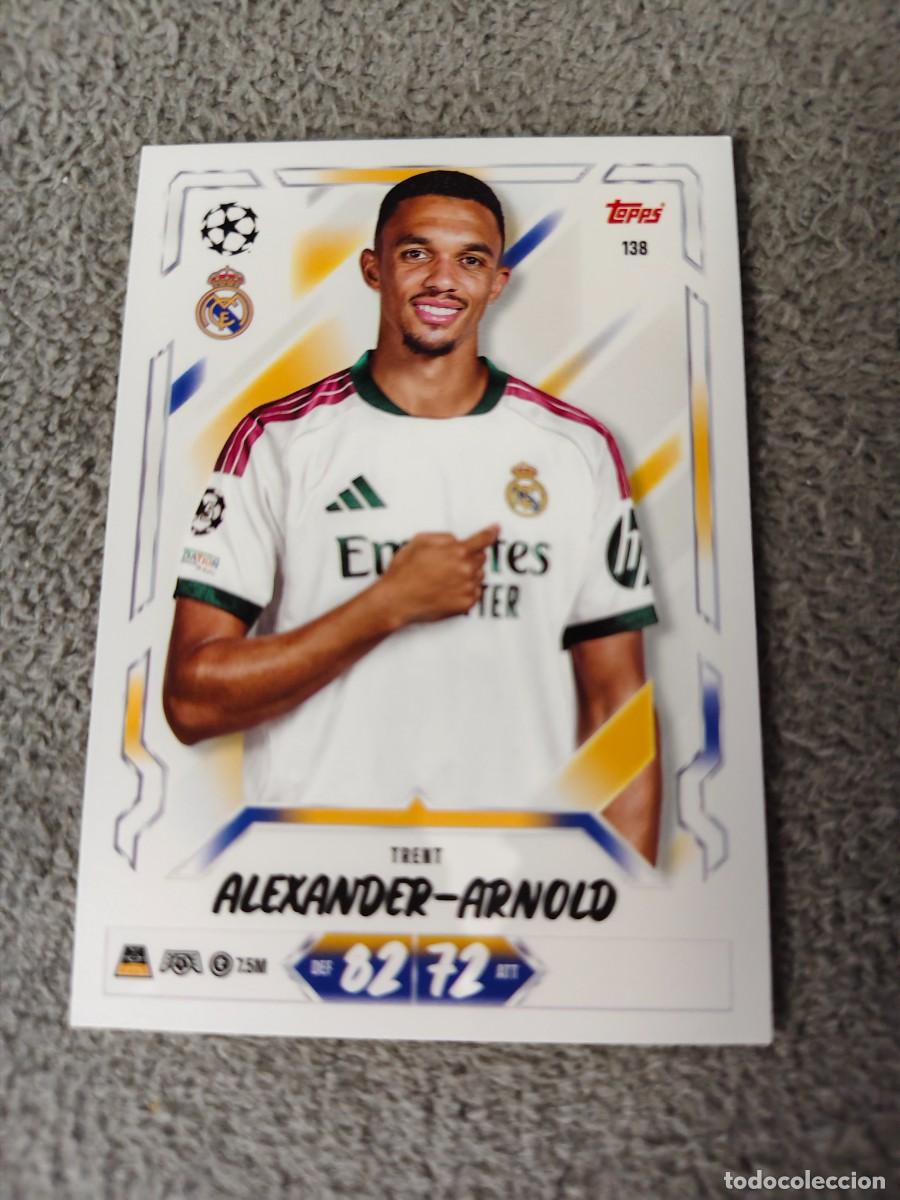 Cartes &agrave; collectionner de Football: 138 MATCH ATTAX 26/27 TRENT ALEXANDER-ARNOLD REAL MADRID CF BASE CARD 2026 2027 TOPPS UCC AAU
