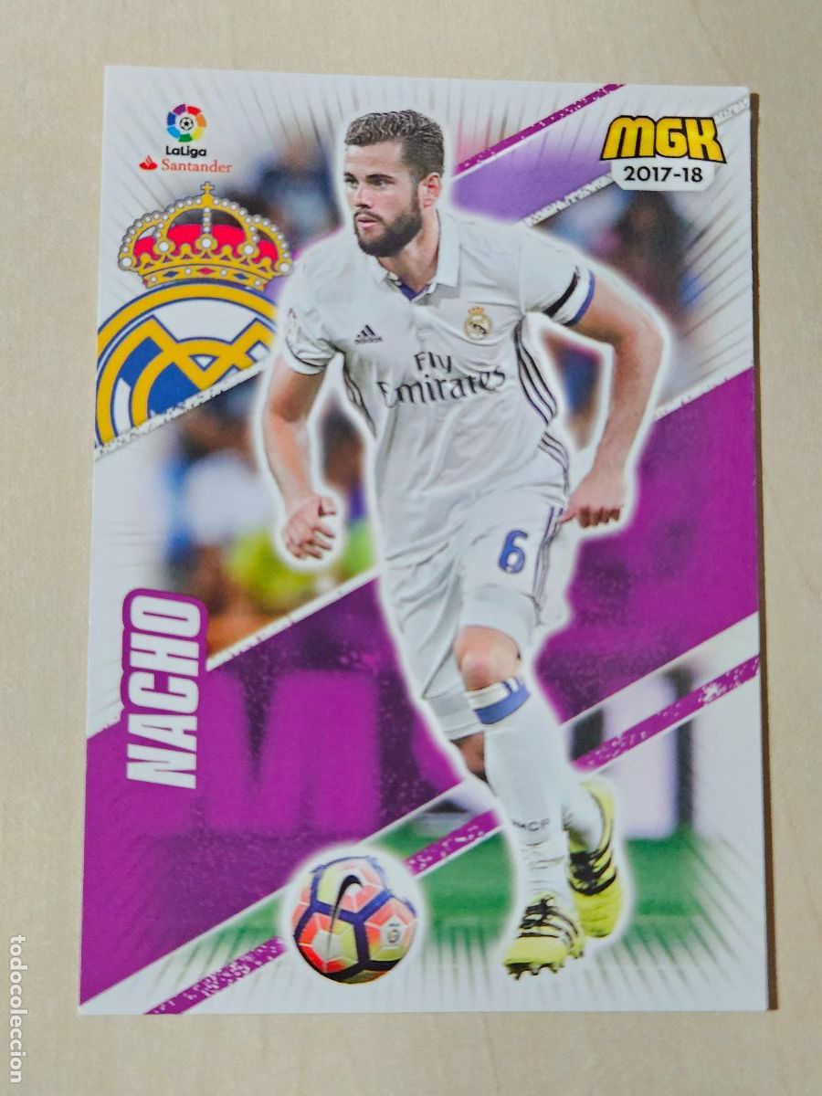Cartes &agrave; collectionner de Football: CROMO N&ordm; 385 NACHO - MEGACRACKS 2017 18 - REAL MADRID