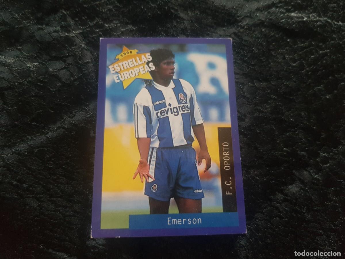 Cartes &agrave; collectionner de Football: Cromo 33 Emerson (Oporto) Estrellas Europeas 1996 (Panini)
