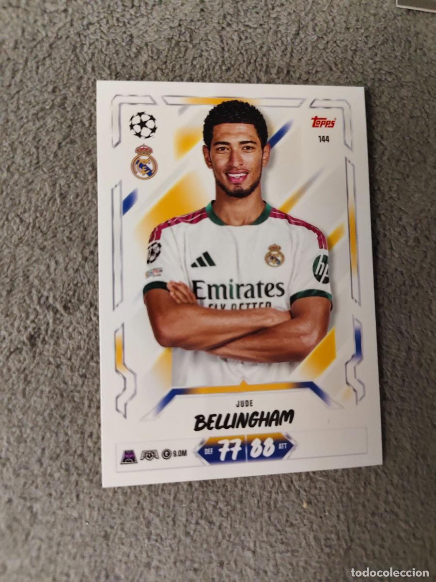 Cromos de f&uacute;tbol: 144 MATCH ATTAX 26/27 JUDE BELLINGHAM REAL MADRID CF BASE CARD 2026 2027 TOPPS UCC AAU