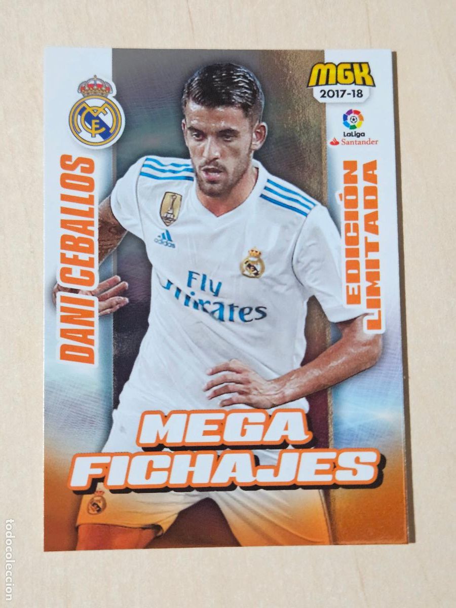 Cromos de f&uacute;tbol: CROMO N&ordm; 398B CEBALLOS - MEGACRACKS 2017 18 - REAL MADRID - MEGA FICHAJES EDICION LIMITADA