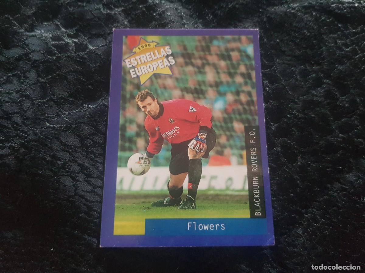 Cromos de f&uacute;tbol: Cromo 36 Flowers (Blackburn Rovers) Estrellas Europeas 1996 (Panini)