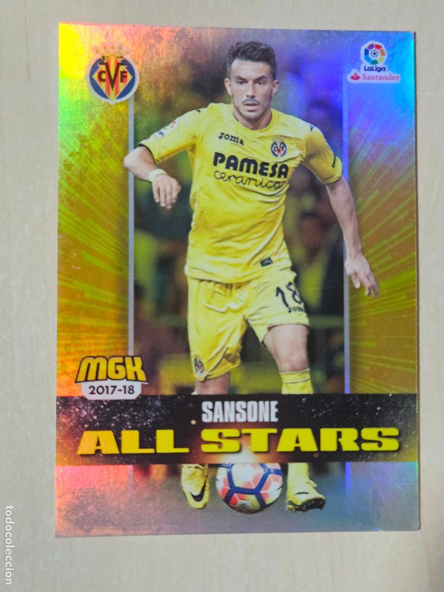 Cromos de f&uacute;tbol: CROMO N&ordm; 539 SANSONE - MEGACRACKS 2017 18 - VILLARREAL - ALL STARS