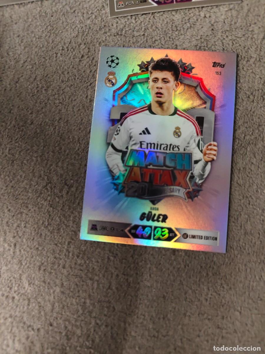 Fu&szlig;ball-Sticker: 153 MATCH ATTAX 26/27 ARDA G&Uuml;LER REAL MADRID LIMITED EDITION 20 ANNIVERSARY 2026 2027 TOPPS UCC AAU