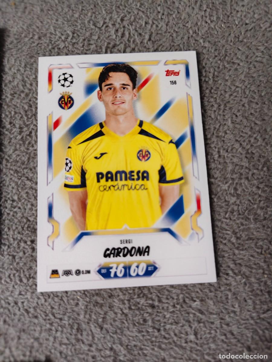 Fu&szlig;ball-Sticker: 156 MATCH ATTAX 26/27 SERGI CARDONA VILLARREAL CF BASE CARD 2026 2027 TOPPS UCC AAU