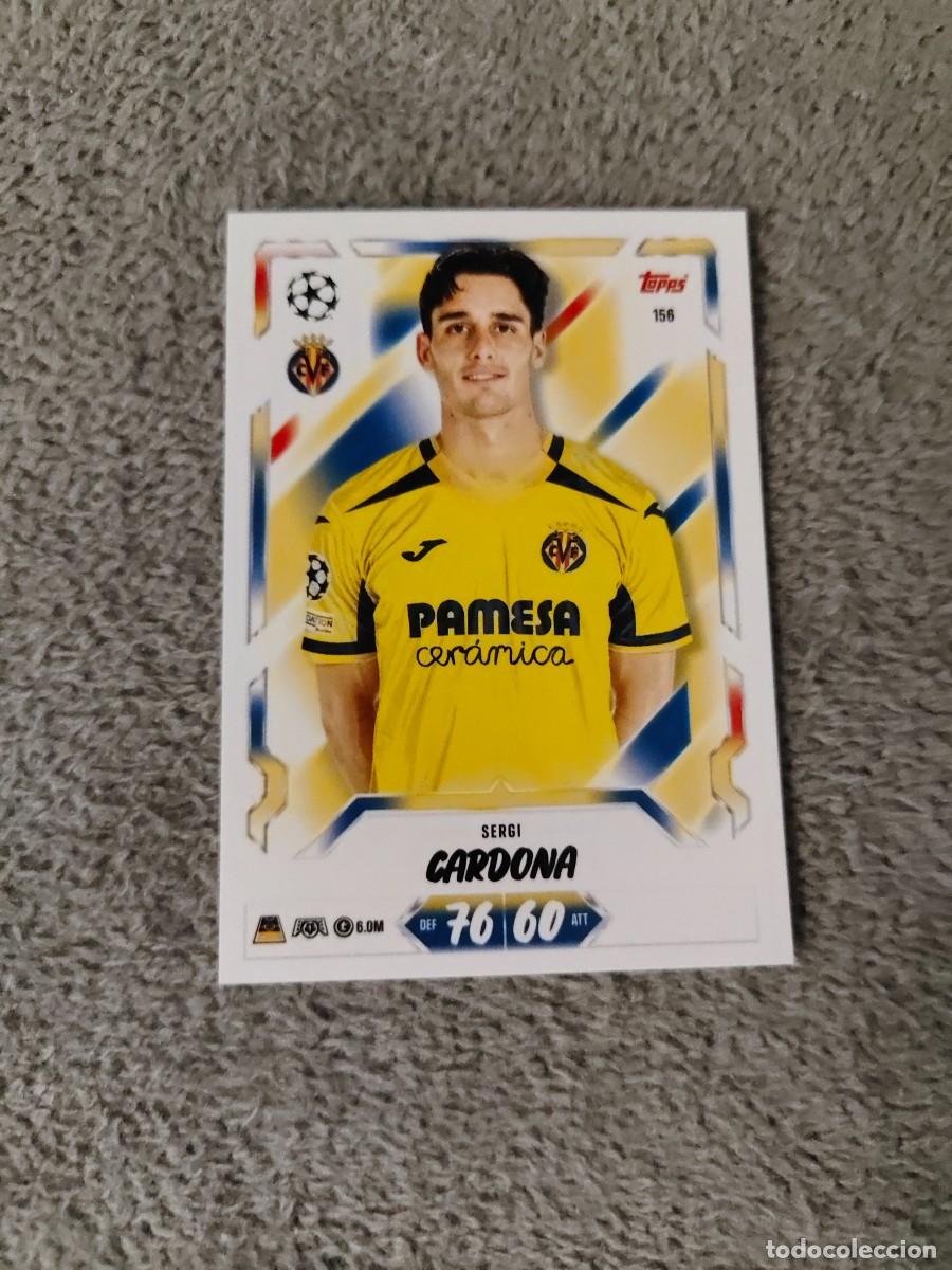 Fu&szlig;ball-Sticker: 156 MATCH ATTAX 26/27 SERGI CARDONA VILLARREAL CF BASE CARD 2026 2027 TOPPS UCC AAU
