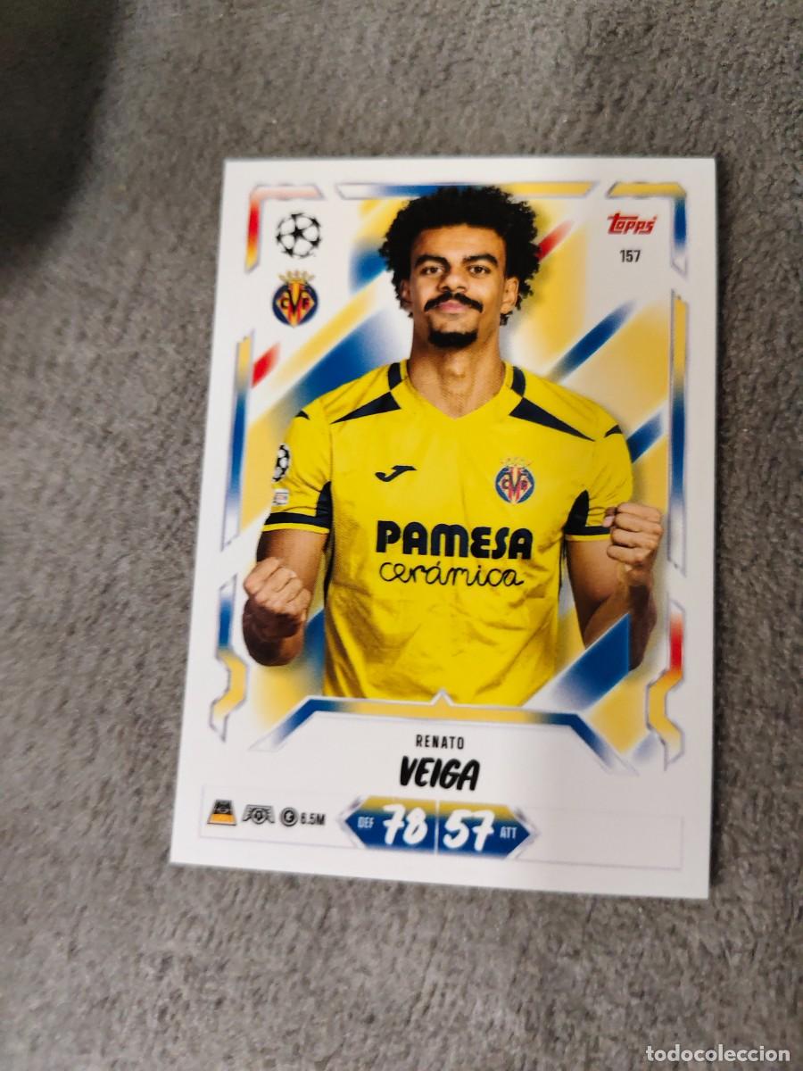 Fu&szlig;ball-Sticker: 157 MATCH ATTAX 26/27 RENATO VEIGA VILLARREAL CF BASE CARD 2026 2027 TOPPS UCC AAU
