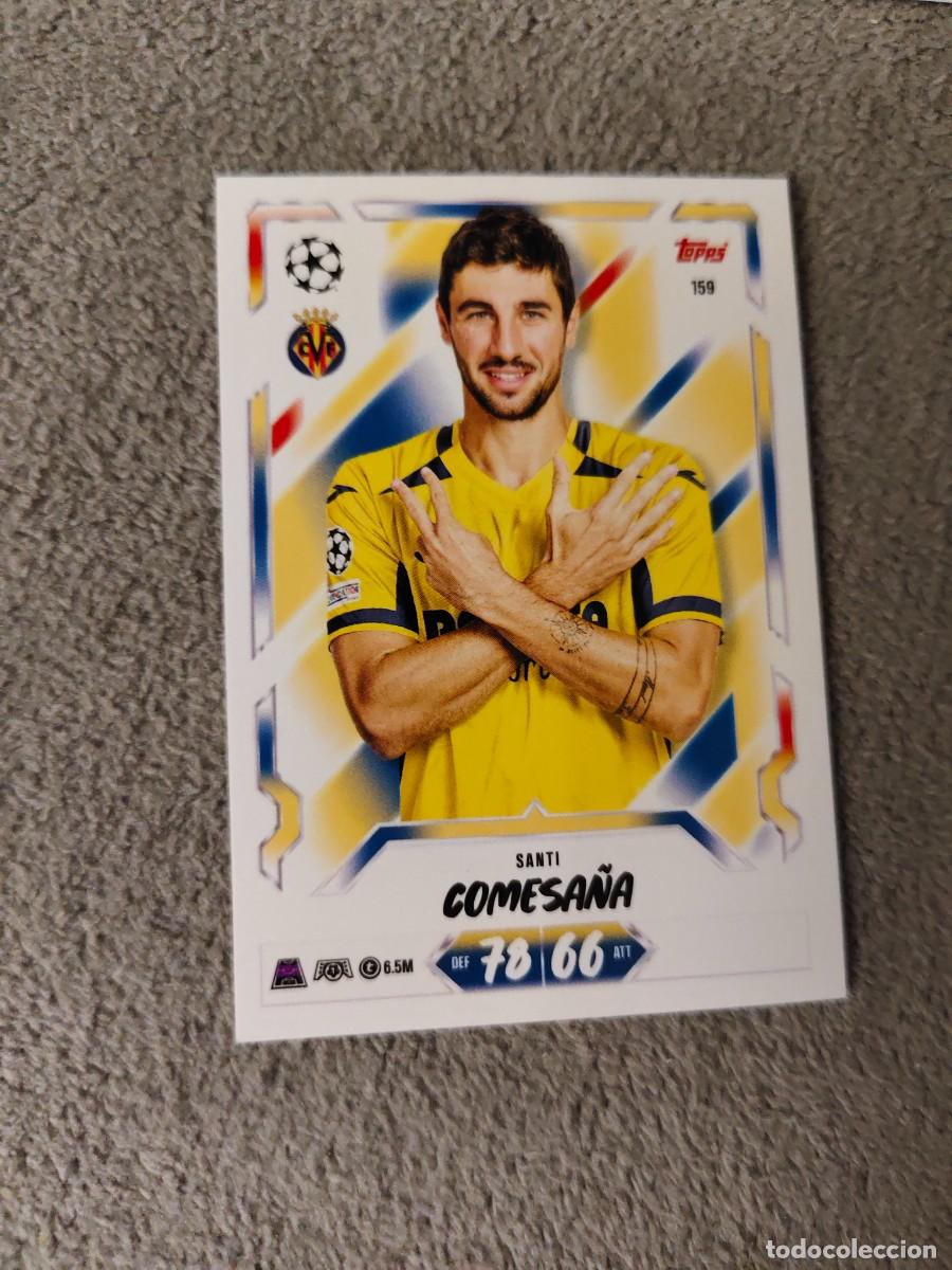 Fu&szlig;ball-Sticker: 159 MATCH ATTAX 26/27 SANTI COMESA&Ntilde;A VILLARREAL CF BASE CARD 2026 2027 TOPPS UCC AAU