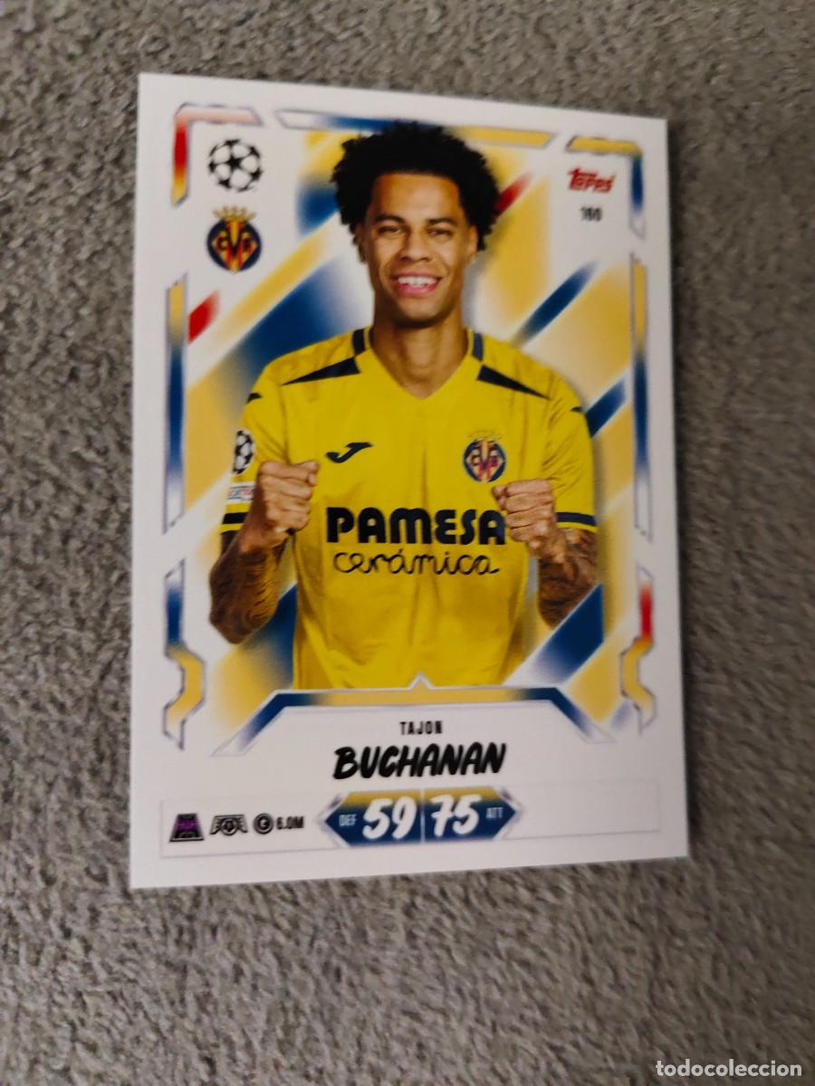 Fu&szlig;ball-Sticker: 160 MATCH ATTAX 26/27 TAJON BUCHANAN VILLARREAL CF BASE CARD 2026 2027 TOPPS UCC AAU