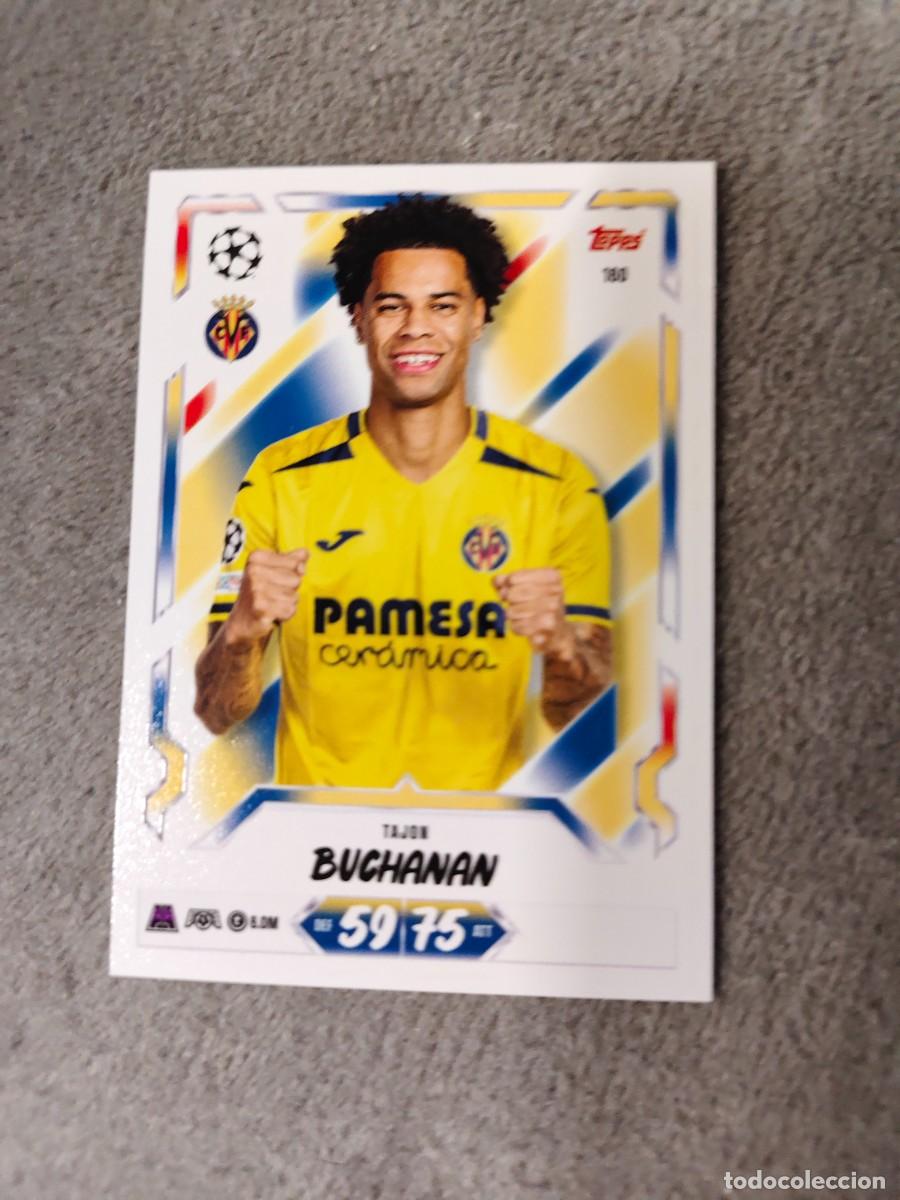 Fu&szlig;ball-Sticker: 160 MATCH ATTAX 26/27 TAJON BUCHANAN VILLARREAL CF BASE CARD 2026 2027 TOPPS UCC AAU