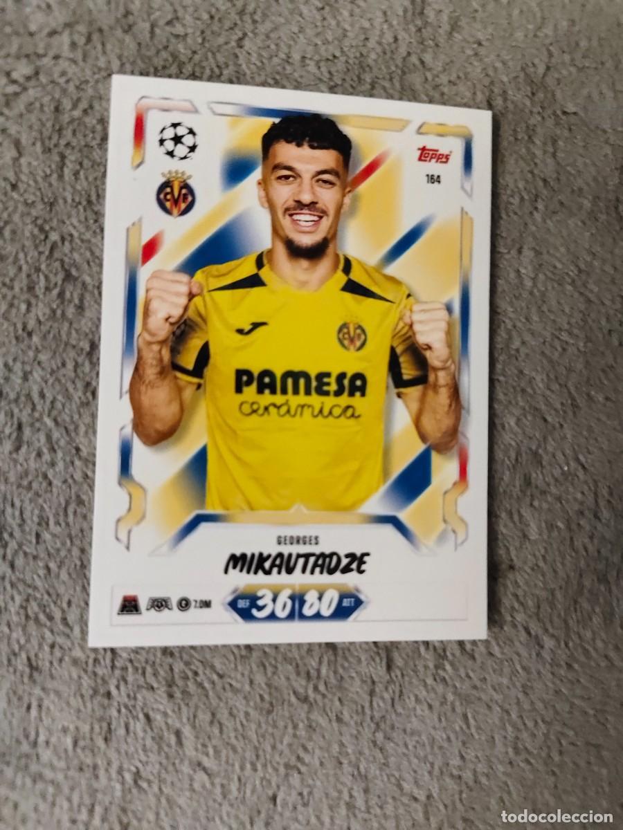 Fu&szlig;ball-Sticker: 164 MATCH ATTAX 26/27 GEORGES MIKAUTADZE VILLARREAL CF BASE CARD 2026 2027 TOPPS UCC AAU