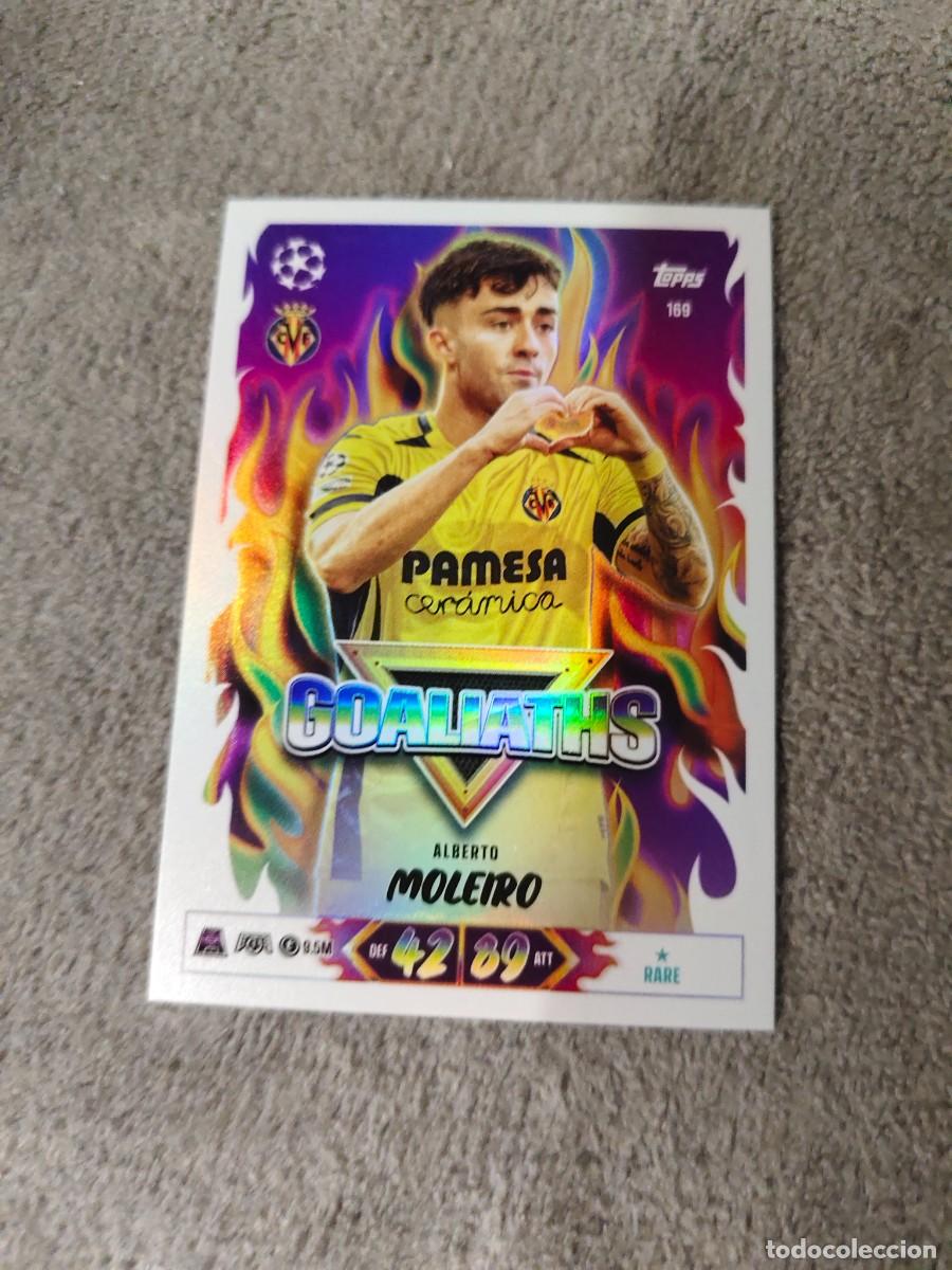 Cromos de f&uacute;tbol: 169 MATCH ATTAX 26/27 ALBERTO MOLEIRO VILLARREAL GOALIATHS 2026 2027 TOPPS UCC AAU